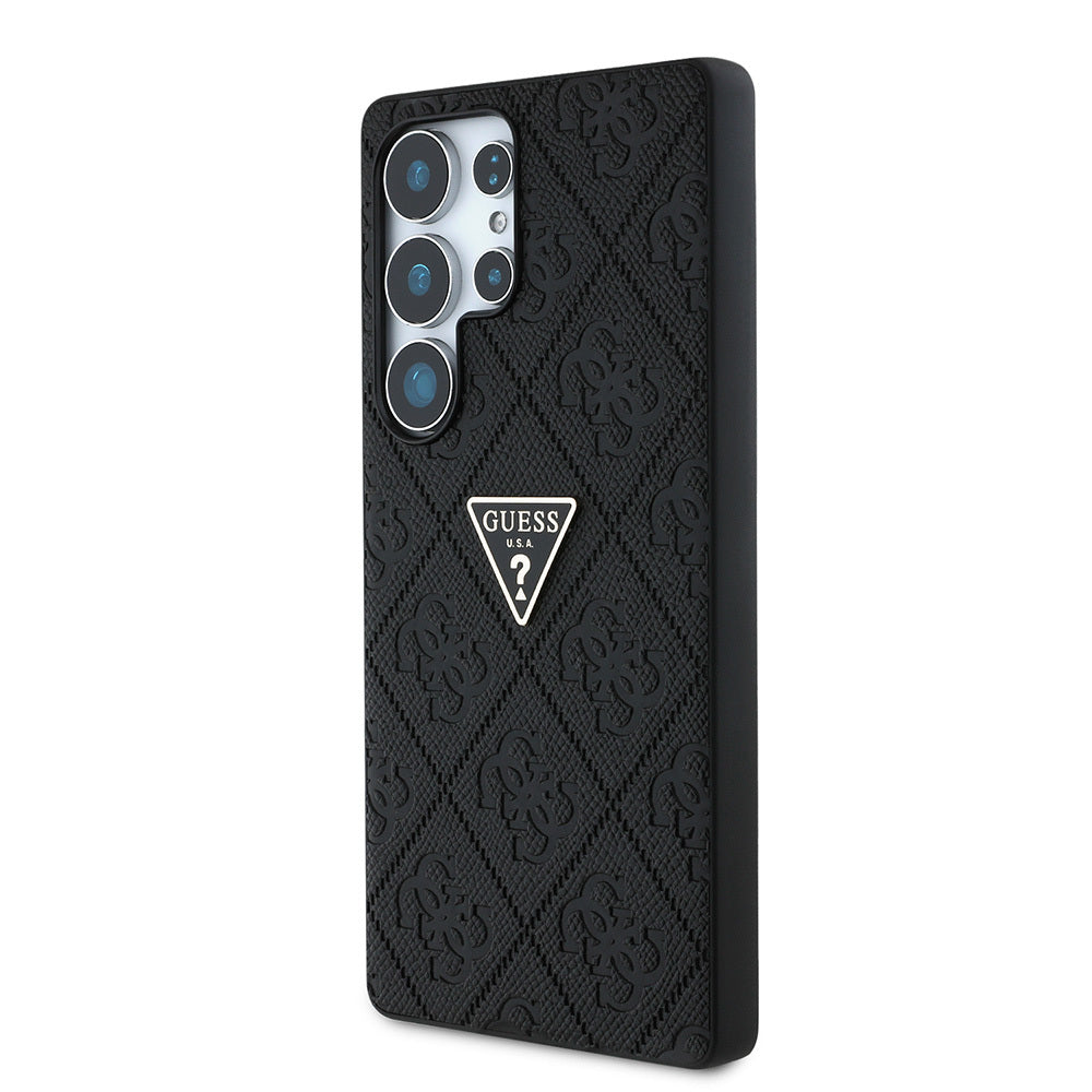 Guess Galaxy S25 Ultra Orjinal Lisanslı 4G Desenli Sıcak Damgalı Üçgen Logolu Kılıf Guess Galaxy S25 Ultra Orjinal Lisanslı 4G Desenli Sıcak Damgalı Üçgen Logolu Kılıf